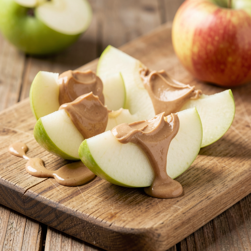 Apple Slices with Almond Butter