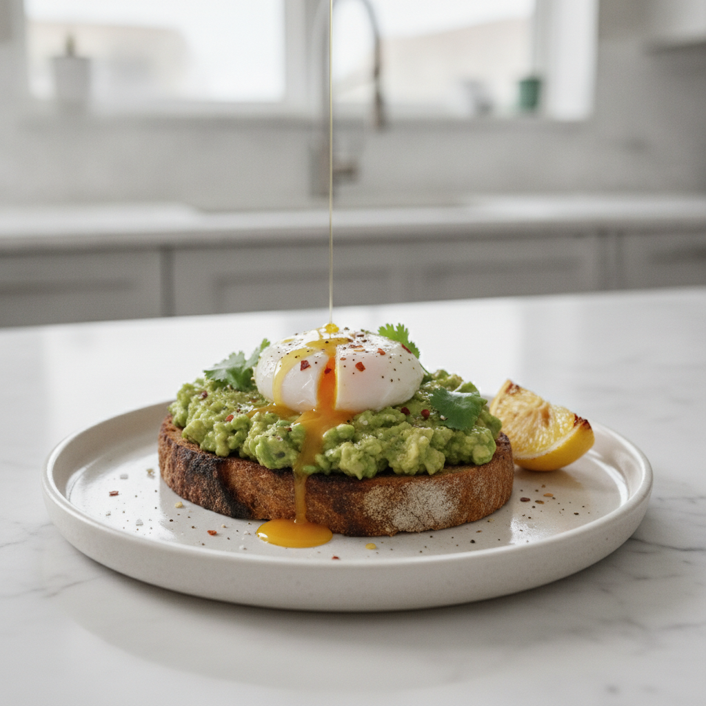Avocado Toast with Poached Egg