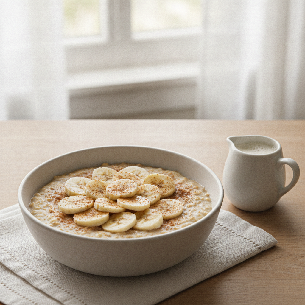 Almond Milk Banana Oatmeal