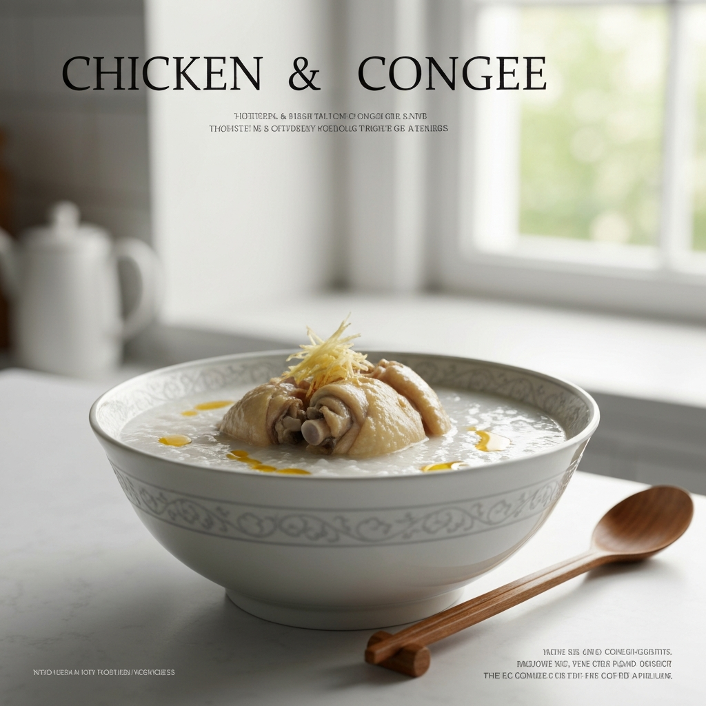 Chicken & Rice Congee (Jook)
