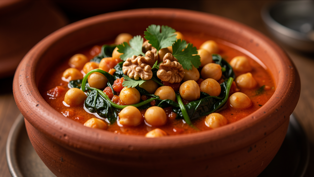 Chickpea & Spinach Tagine