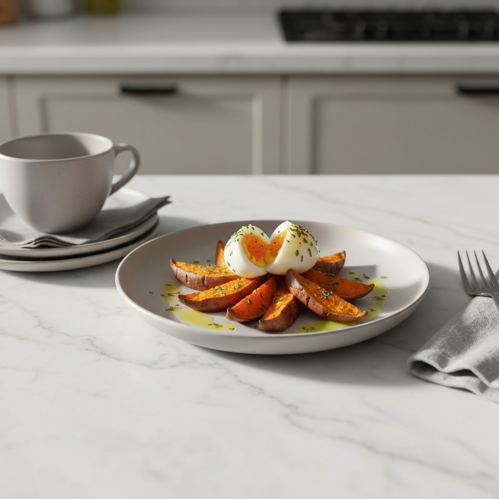Sweet Potato with Egg
