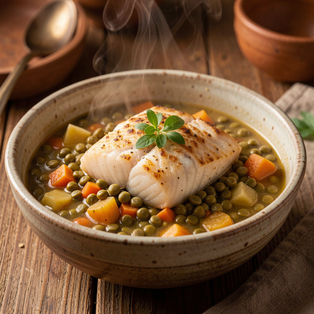 Cod & Lentil Stew