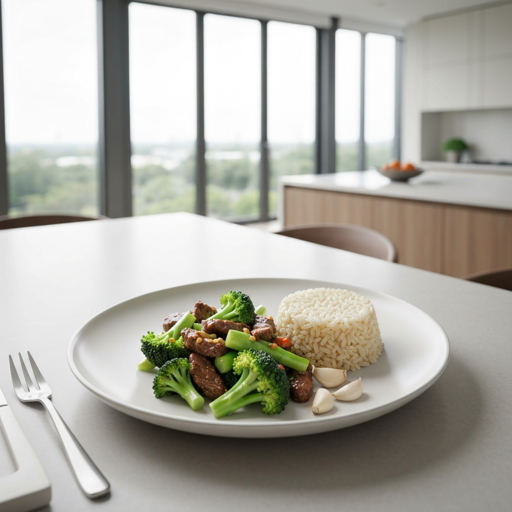 Beef & Broccoli Stir-fry with Brown Rice
