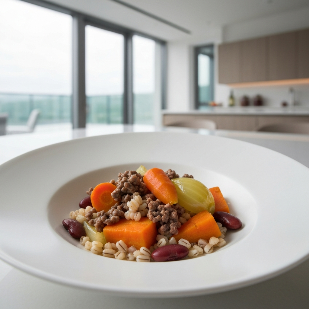 Beef & Vegetable Stew with Barley