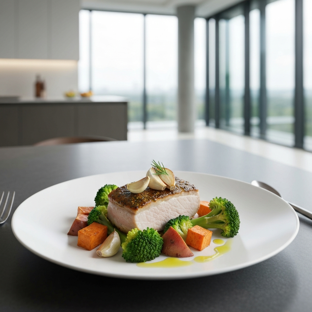 Herb-Rubbed Pork Tenderloin with Roasted Vegetables