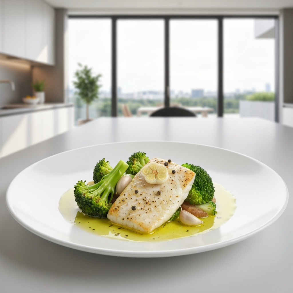 Herb-Baked Tilapia with Roasted Broccoli