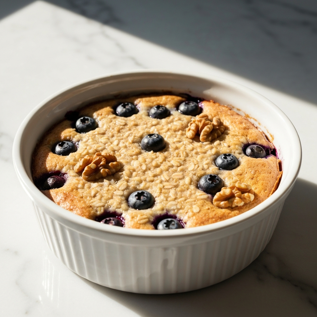 Blueberry & Walnut Baked Oatmeal