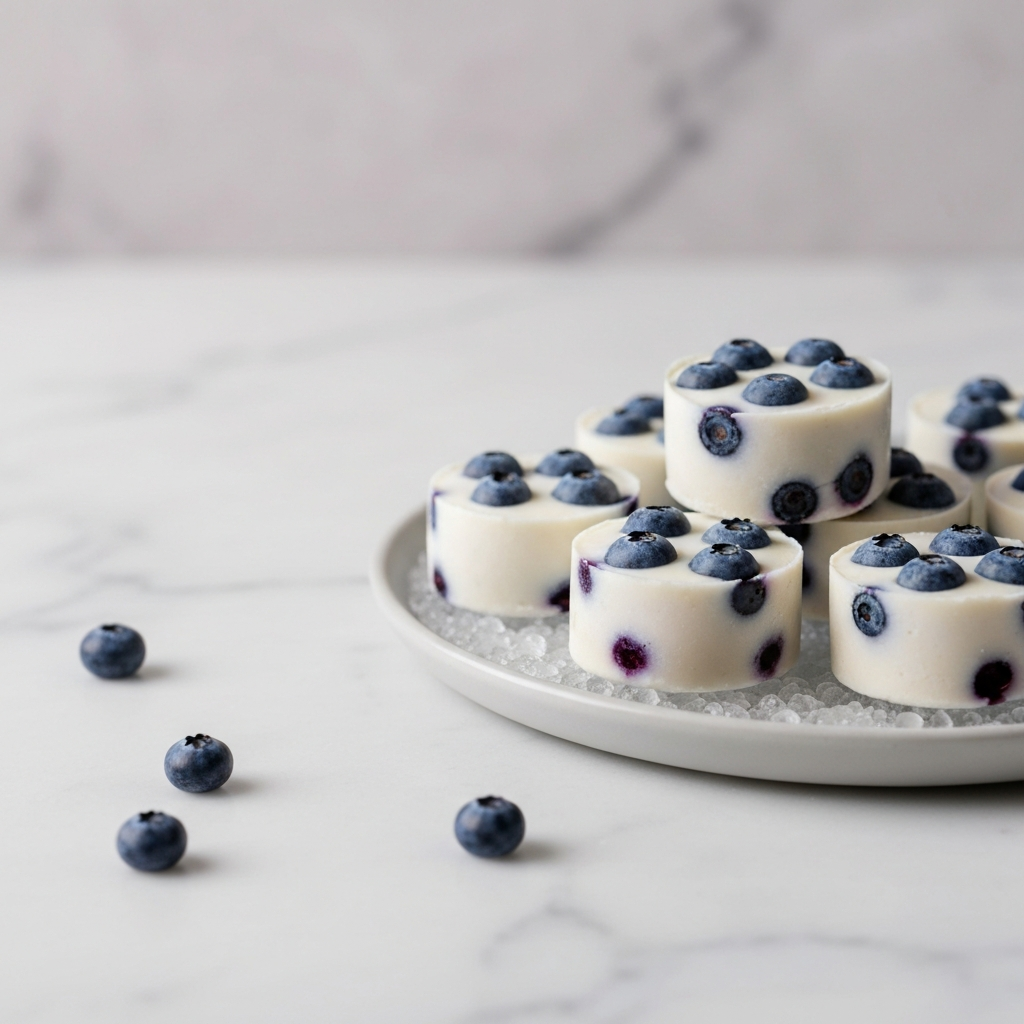Greek Yogurt & Blueberry Frozen Bites