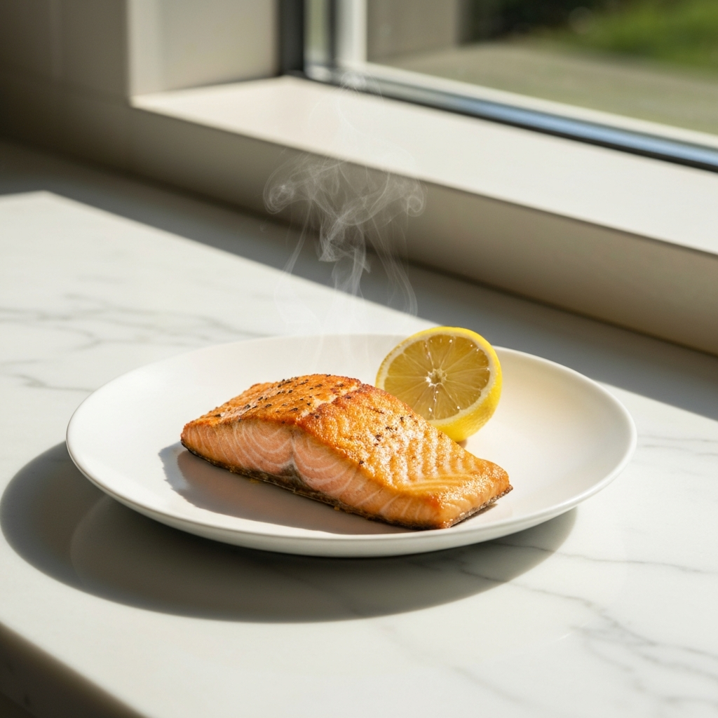 Sardine-Style Baked Salmon with Bone-In (Calcium-Rich)