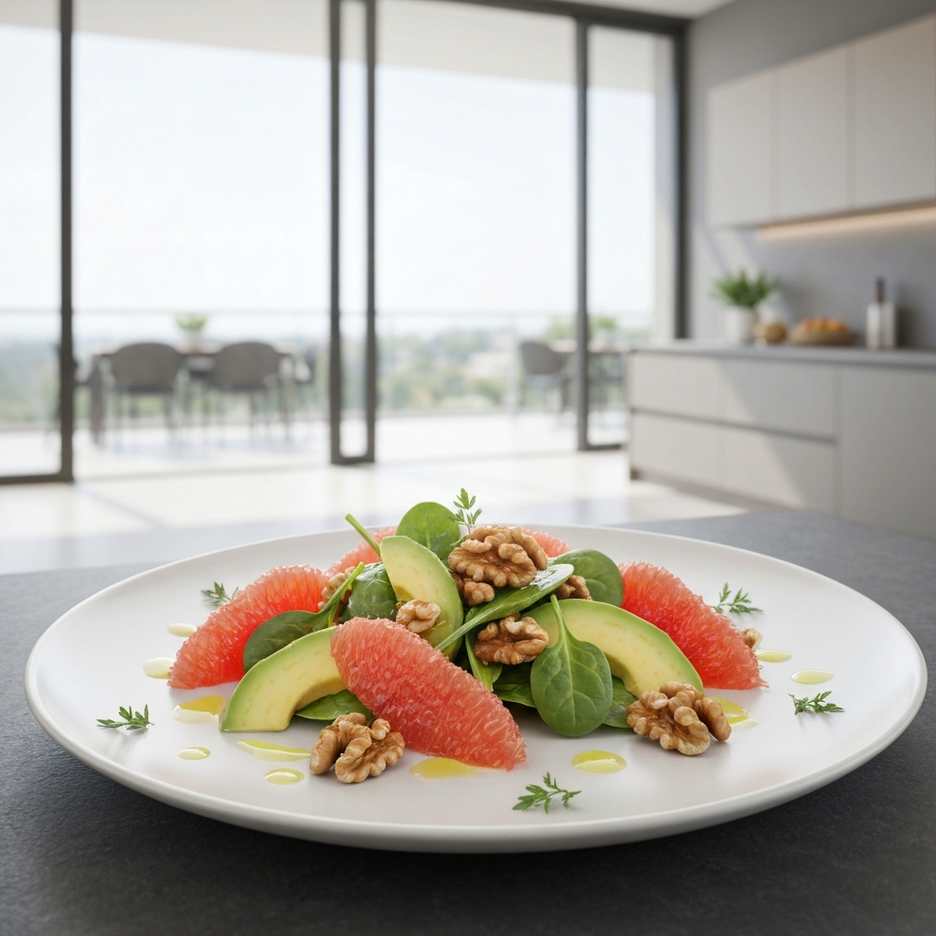 Grapefruit & Avocado Salad with Balsamic