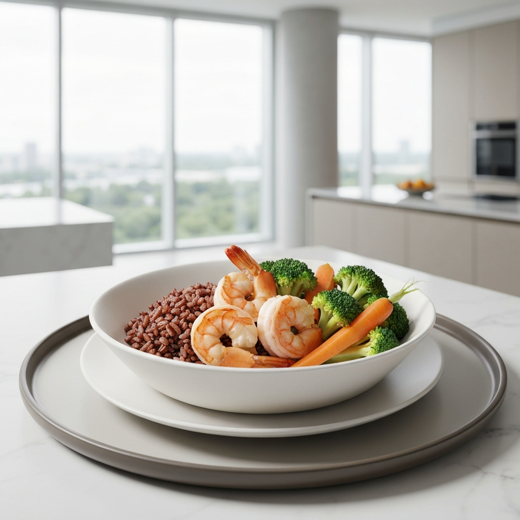 Shrimp & Vegetable Rice Bowl