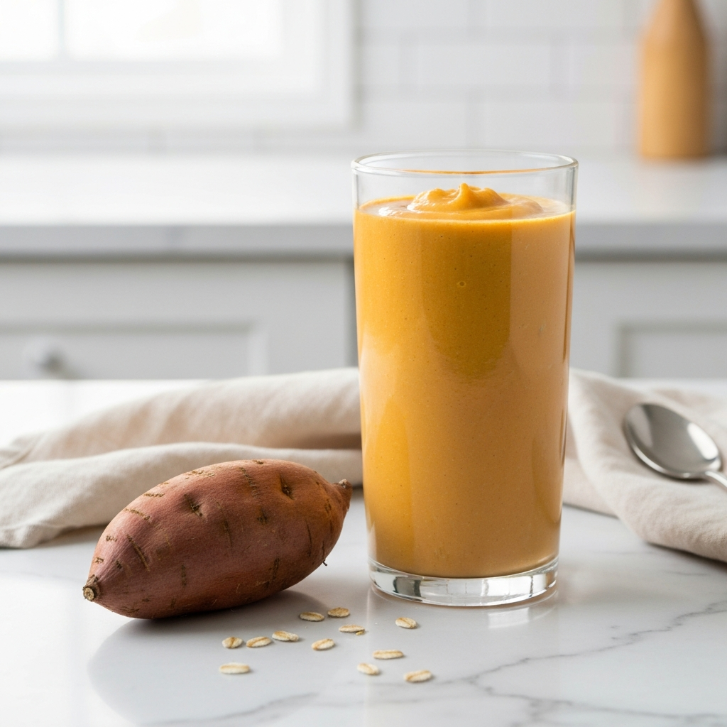 Sweet Potato Peanut Power Shake