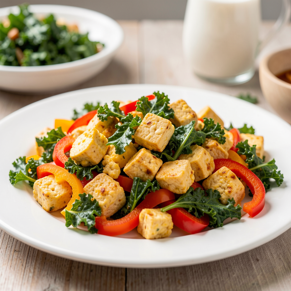 Silken Tofu Breakfast Scramble