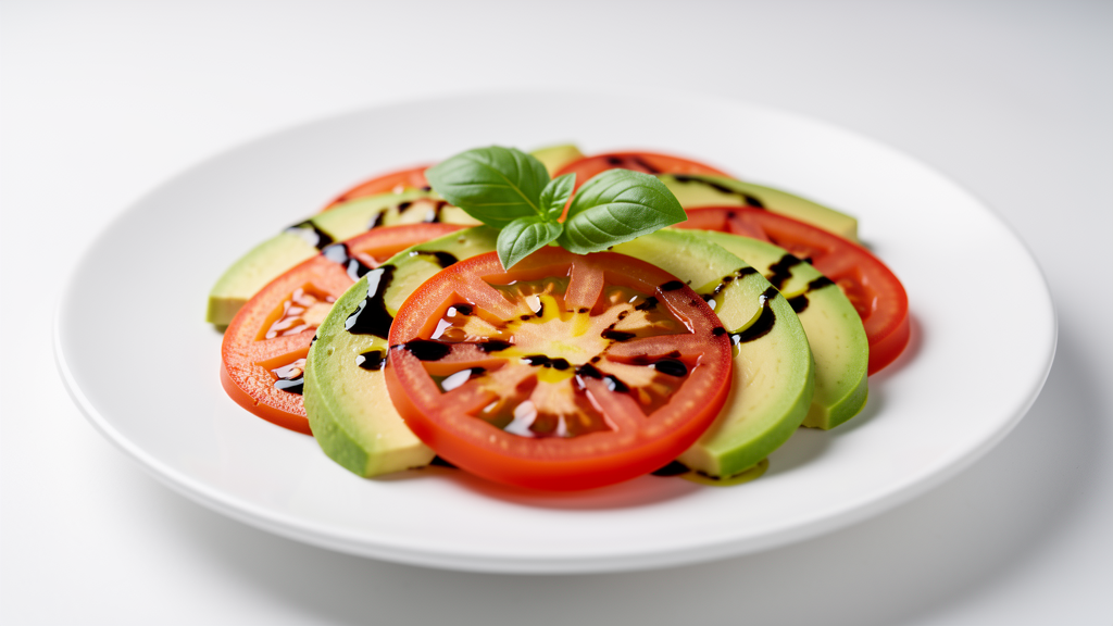 Tomato & Avocado Caprese Salad