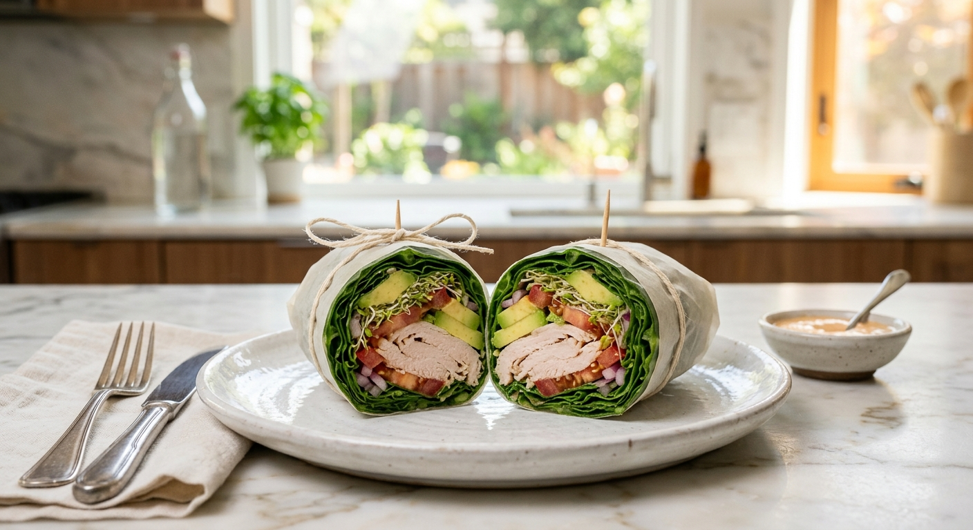 Turkey & Avocado Collard Wrap